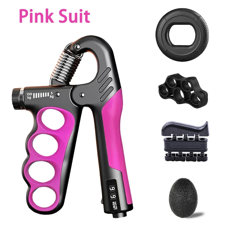 5-150kg Adjustable Grip Strength Trainer for Rehabilitation Training, Muscle Enhancement, Strength Training, Hand Gripper