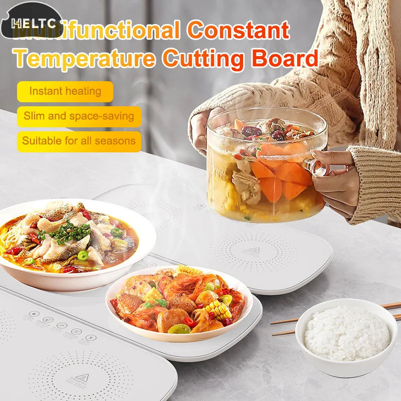 Multifunctional Electric Warming Tray Food Constant Temperature Warm Plate Fast Full Surface Heating Food Warm Dishes