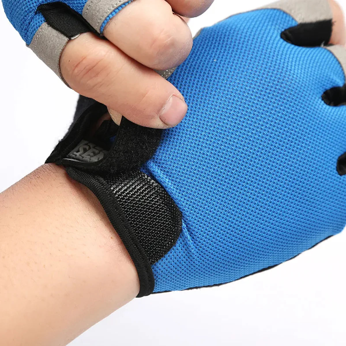 Weightlifting Gym Gloves Fitness Training Fingerless Women Men Bodybuilding Exercise Sports Gloves Cycling Anti-Slip Breathable