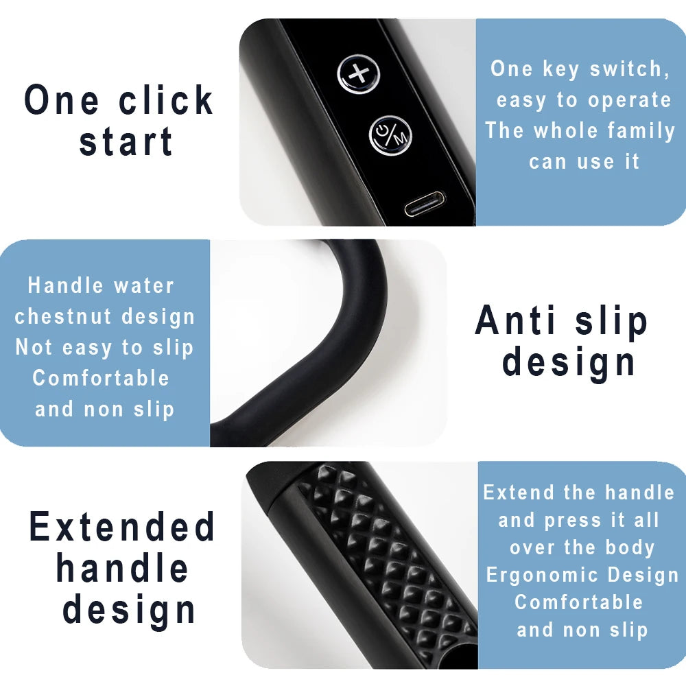 2026 New Smart Fascia Gun Electric Massager Massage Hammer Electric Fascia Gun Home Handheld Hammer Back Artifact Christmas Gift
