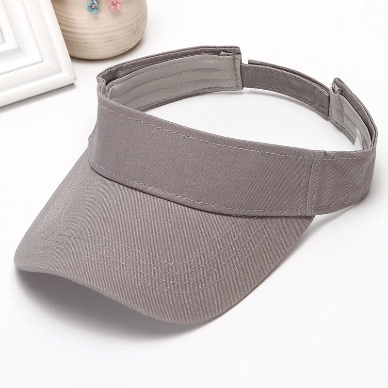 Sport Visor Hats Adjustable Empty Top Baseball Cap Sun Protection Ball Caps Golf Visor for Women and Men