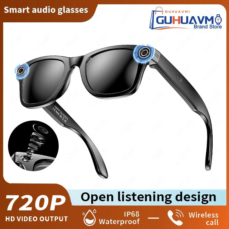 2026 smart glasses bluetooth camera Recording Videos AI Photo Recognition Answer 100+ Languages Translation Music Play Men Women