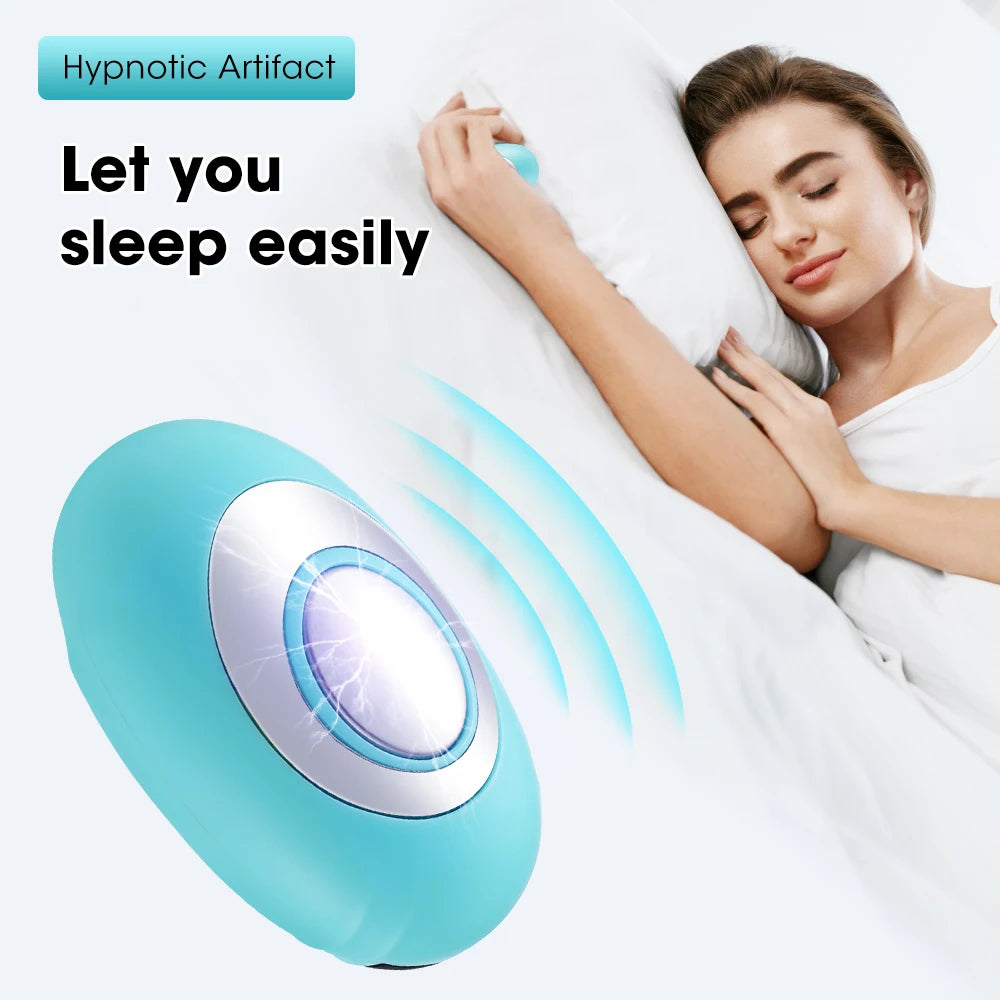 Sleep Aid Insomnia Relief Microcurrent Handheld Hypnosis CES Mental Stress Anxiety Depression Elimination Relax with Sling Brain