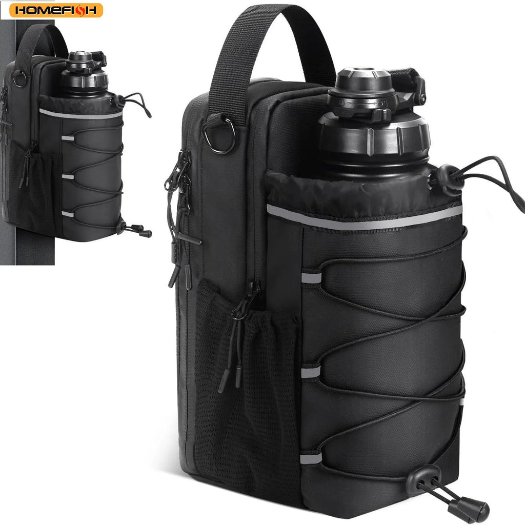 Homefish Magnetic Gym Bag for Sling Bottle with Magnetic Attachment | Water Bottle Holder, Gym Pouch, Crossbody Bag for T