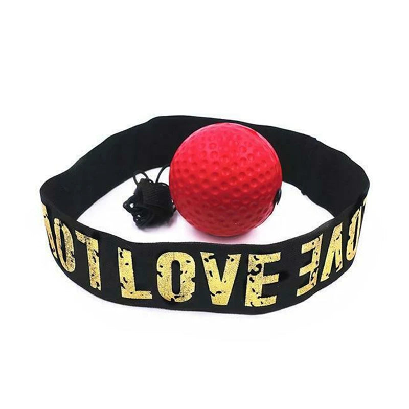 Muay Thai Boxing Speed Ball with Headband for Sanda Boxing Fighting Fast Speed Reaction Time Training Boxing Reflex Trainer