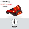 Electric Heated Foot Wrap - Dorsal Foot Massager Heated Pad - 3-Level Heat & Timer - Muscle Relax Joint Comfort Elderly Care