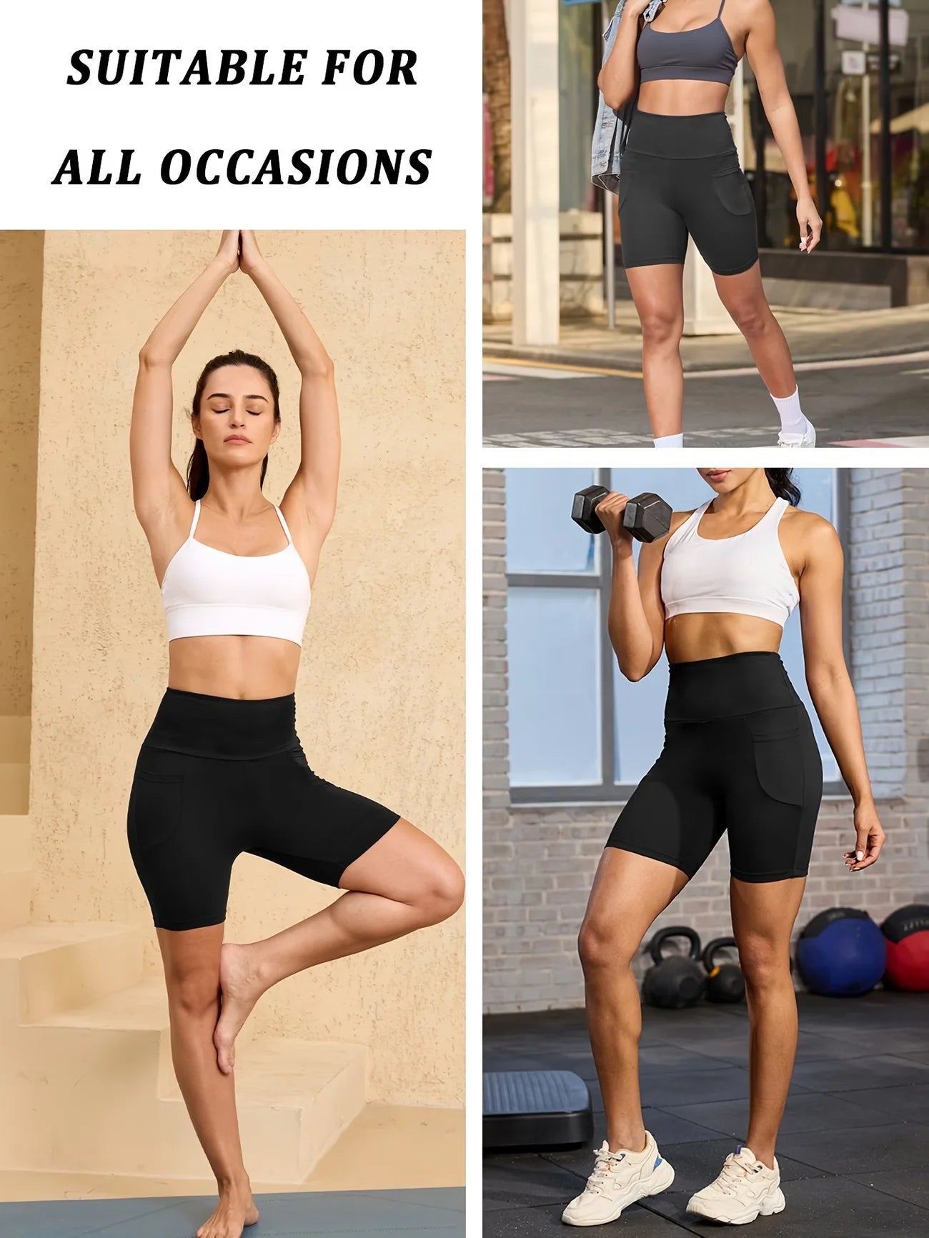 Women's New Shorts Sweat Absorbent Breathable Suitable For Outdoor Fitness Sports Tight Comfort Casual Cycling Pants/Capris