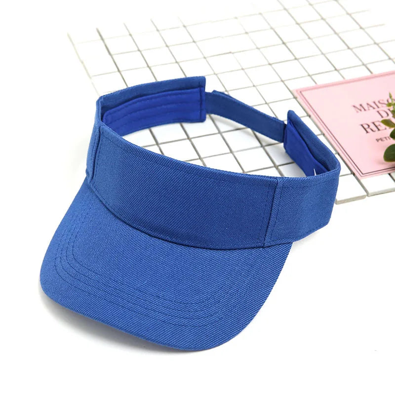 Sport Visor Hats Adjustable Empty Top Baseball Cap Sun Protection Ball Caps Golf Visor for Women and Men