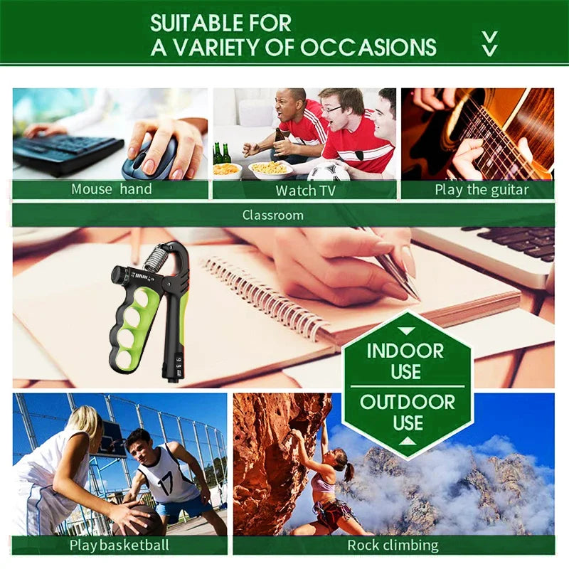 5-150kg Adjustable Grip Strength Trainer for Rehabilitation Training, Muscle Enhancement, Strength Training, Hand Gripper