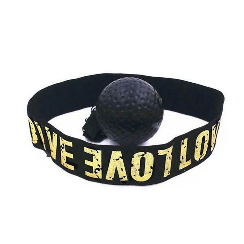 Muay Thai Boxing Speed Ball with Headband for Sanda Boxing Fighting Fast Speed Reaction Time Training Boxing Reflex Trainer