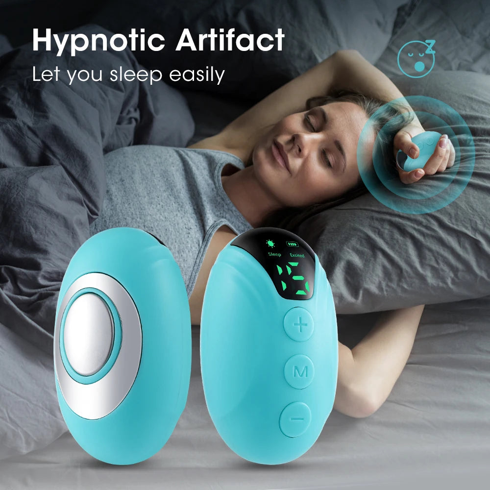 Sleep Aid Insomnia Relief Microcurrent Handheld Hypnosis CES Mental Stress Anxiety Depression Elimination Relax with Sling Brain