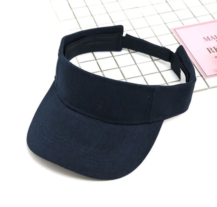Sport Visor Hats Adjustable Empty Top Baseball Cap Sun Protection Ball Caps Golf Visor for Women and Men