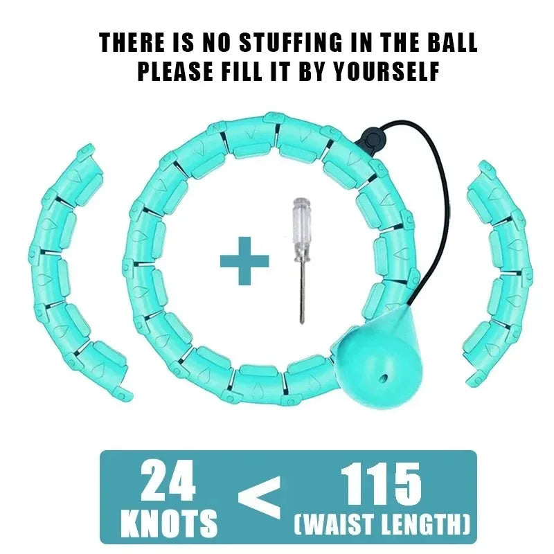Fitness Hoop Weights for Home Exercise Sports Entertainment Sport Equipment for Slimming Portable Gym Ring Body