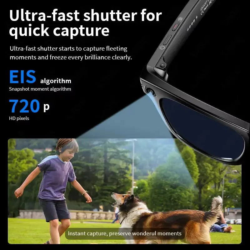 2026 smart glasses bluetooth camera Recording Videos AI Photo Recognition Answer 100+ Languages Translation Music Play Men Women