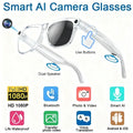 Lenovo 2026 8K HD AI Smart Glasses Bluetooth Call 1200MP Camera ChatGPT Voice Assistant Music Player Translate Smart Sunglasses