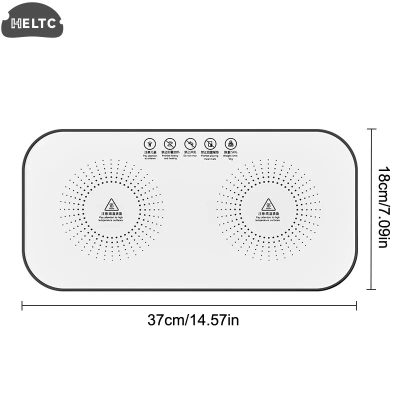 Multifunctional Electric Warming Tray Food Constant Temperature Warm Plate Fast Full Surface Heating Food Warm Dishes