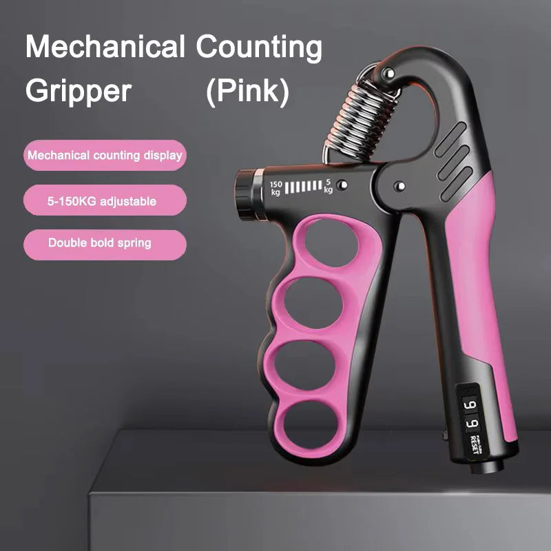 5-150kg Adjustable Grip Strength Trainer for Rehabilitation Training, Muscle Enhancement, Strength Training, Hand Gripper