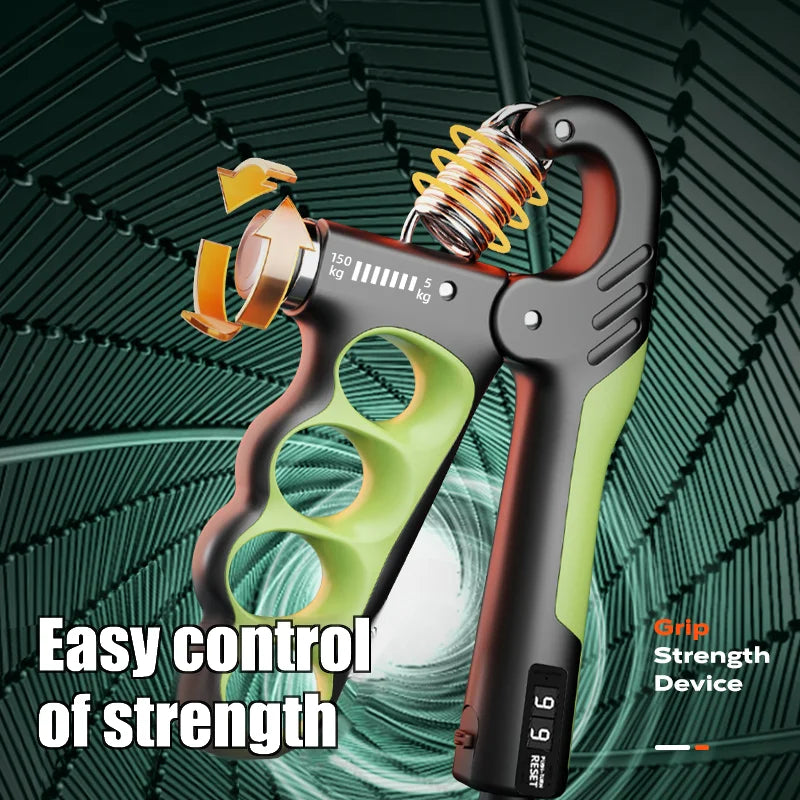 5-150kg Adjustable Grip Strength Trainer for Rehabilitation Training, Muscle Enhancement, Strength Training, Hand Gripper