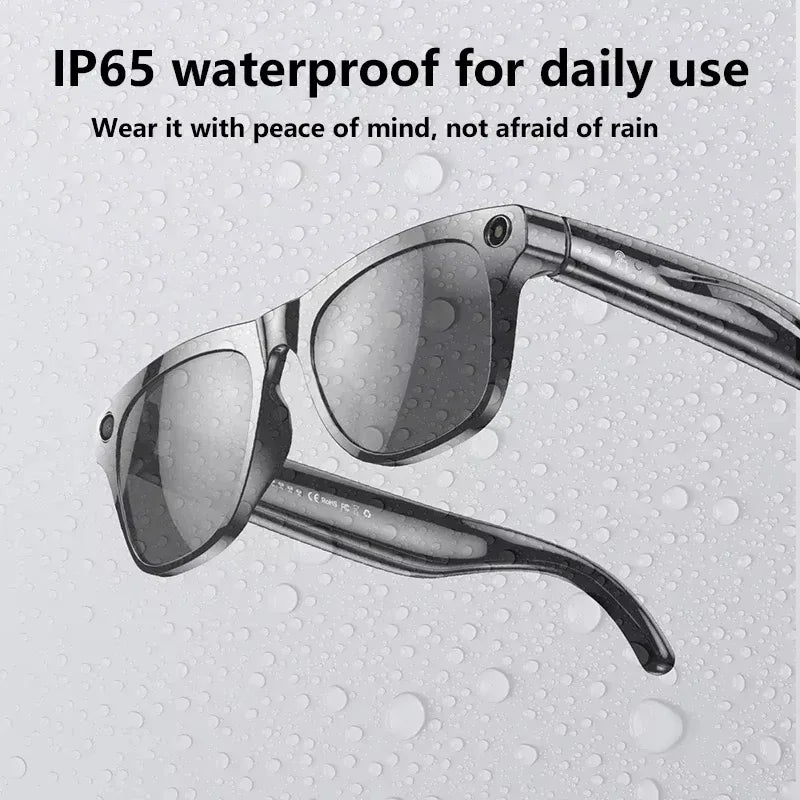 Lenovo 2026 8K HD AI Smart Glasses Bluetooth Call 1200MP Camera ChatGPT Voice Assistant Music Player Translate Smart Sunglasses