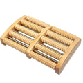 Wooden Foot Massage Roller Relieves Fatigue, Foot Pain and Plantar Fasciitis, Plantar Muscle Relaxation Tool, Releases Lymph