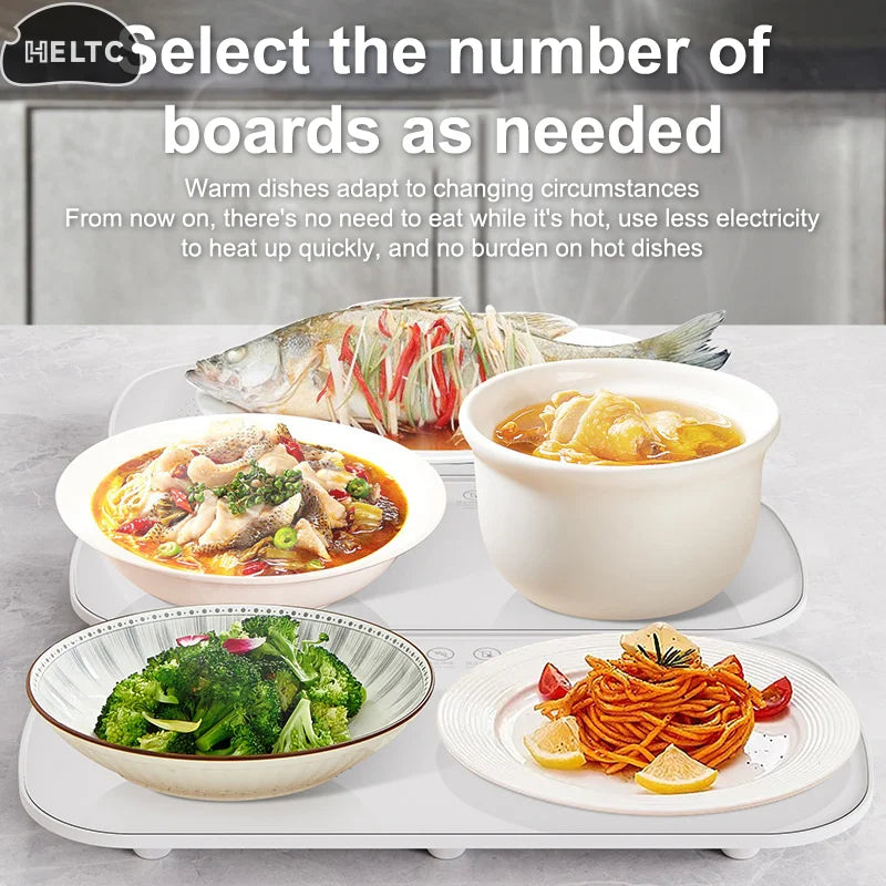 Multifunctional Electric Warming Tray Food Constant Temperature Warm Plate Fast Full Surface Heating Food Warm Dishes
