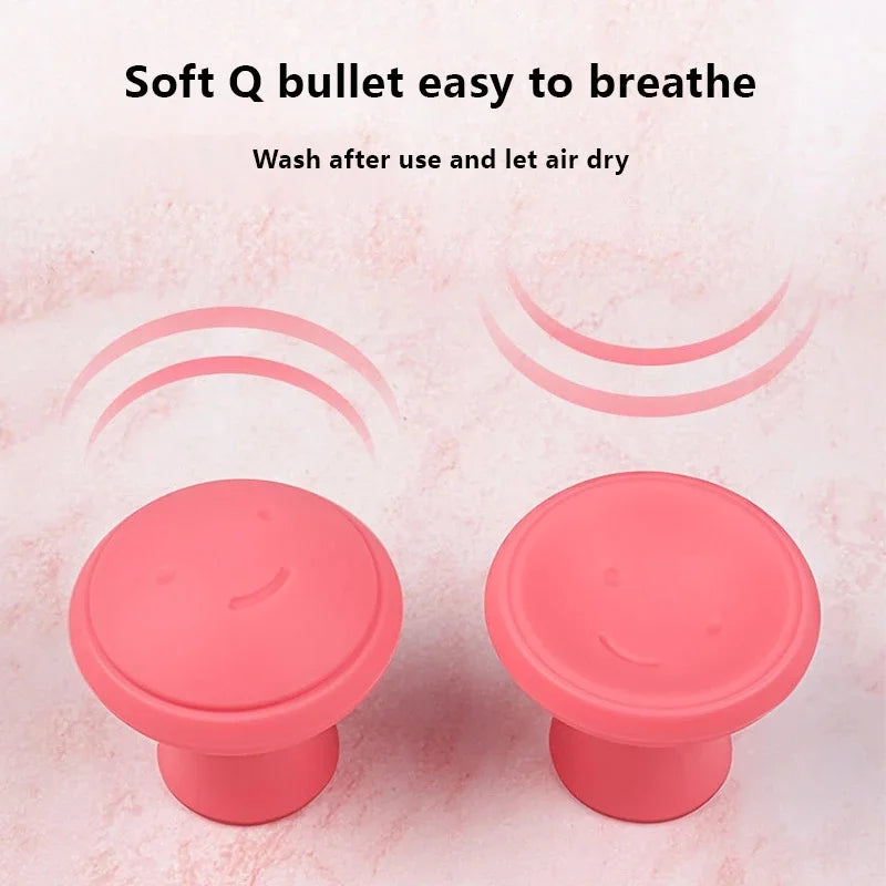Fast Thin Face Silicone Gel Mouth Jaw Exerciser Slimming Face Lift Tool Chin V-Shape Face Lifting Anti-Wrinkle Removal Blow Breath