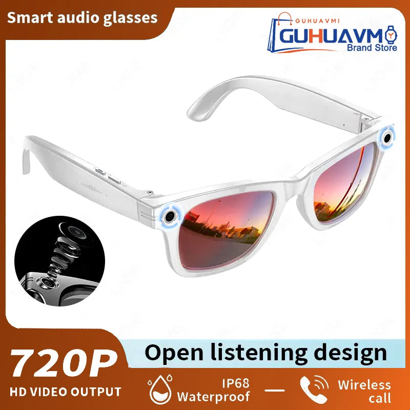 2026 smart glasses bluetooth camera Recording Videos AI Photo Recognition Answer 100+ Languages Translation Music Play Men Women