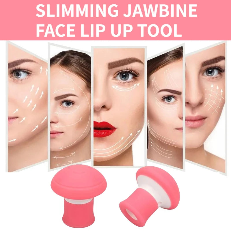 Fast Thin Face Silicone Gel Mouth Jaw Exerciser Slimming Face Lift Tool Chin V-Shape Face Lifting Anti-Wrinkle Removal Blow Breath