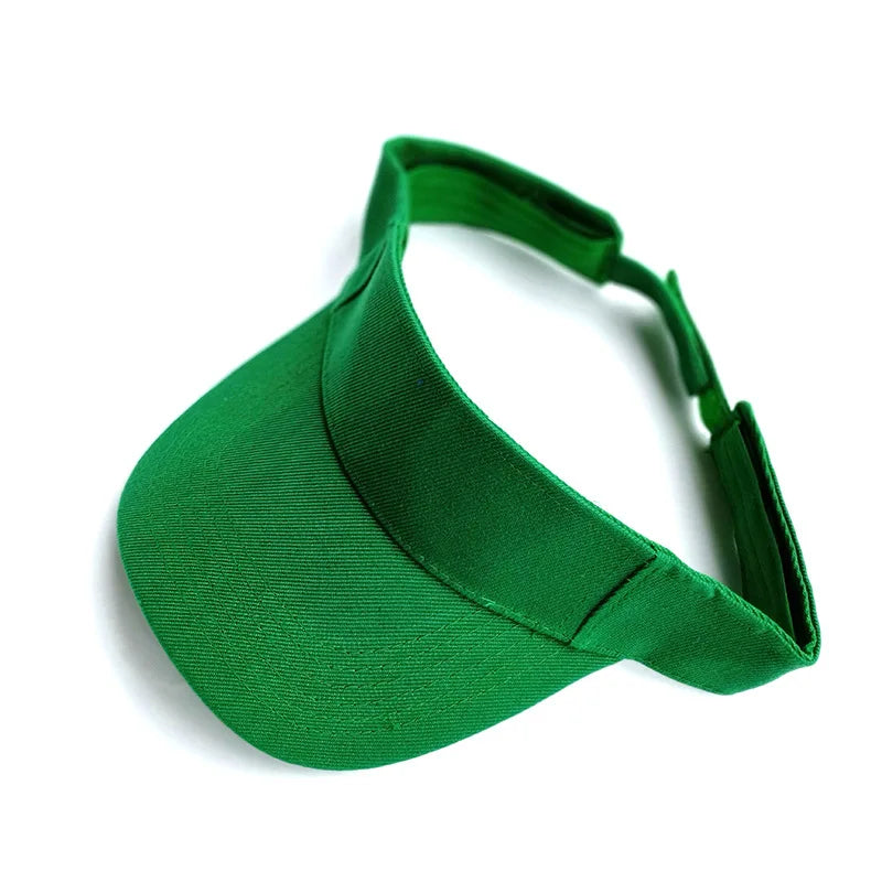 Sport Visor Hats Adjustable Empty Top Baseball Cap Sun Protection Ball Caps Golf Visor for Women and Men