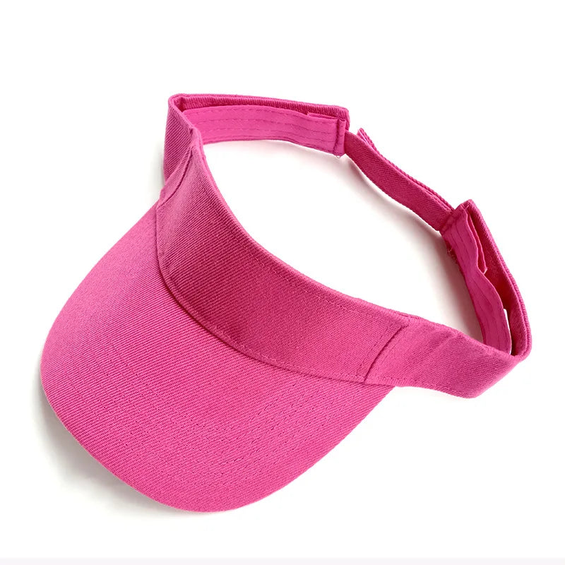 Sport Visor Hats Adjustable Empty Top Baseball Cap Sun Protection Ball Caps Golf Visor for Women and Men