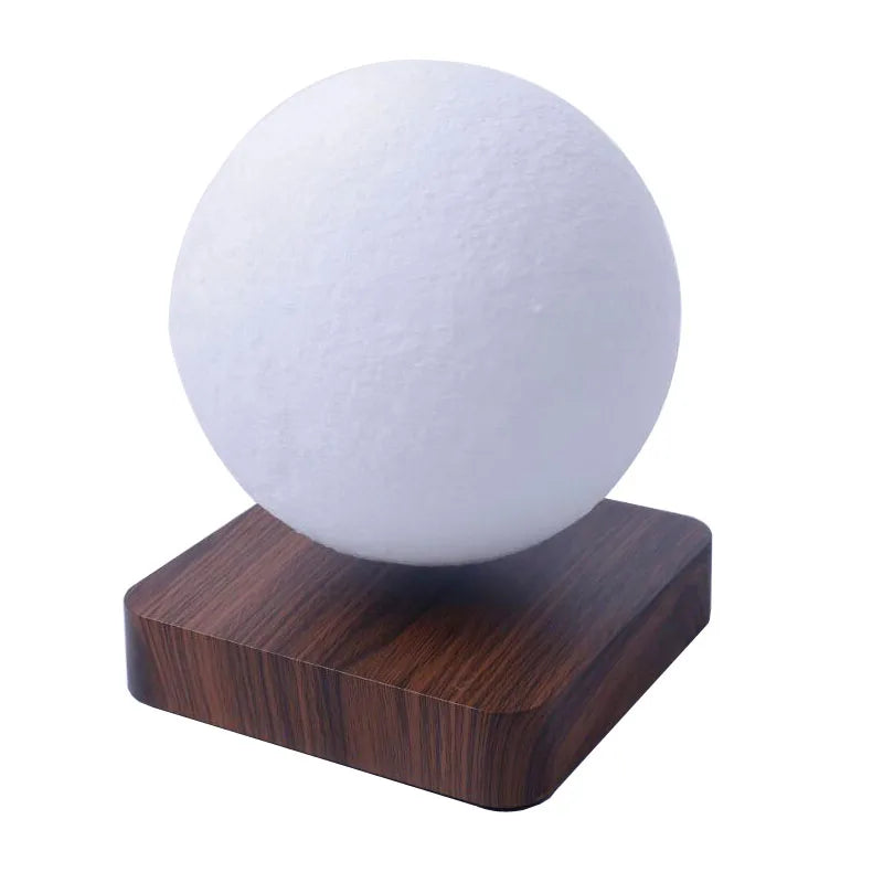 Magnetic Levitation LED Night Light Rotating Suspension Creativity Floating Atmosphere Desk Lamp for Indoor Table Decor